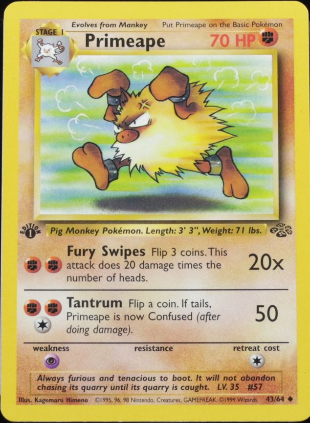 Primeape - 1st Edition Primeape - 1st Edition