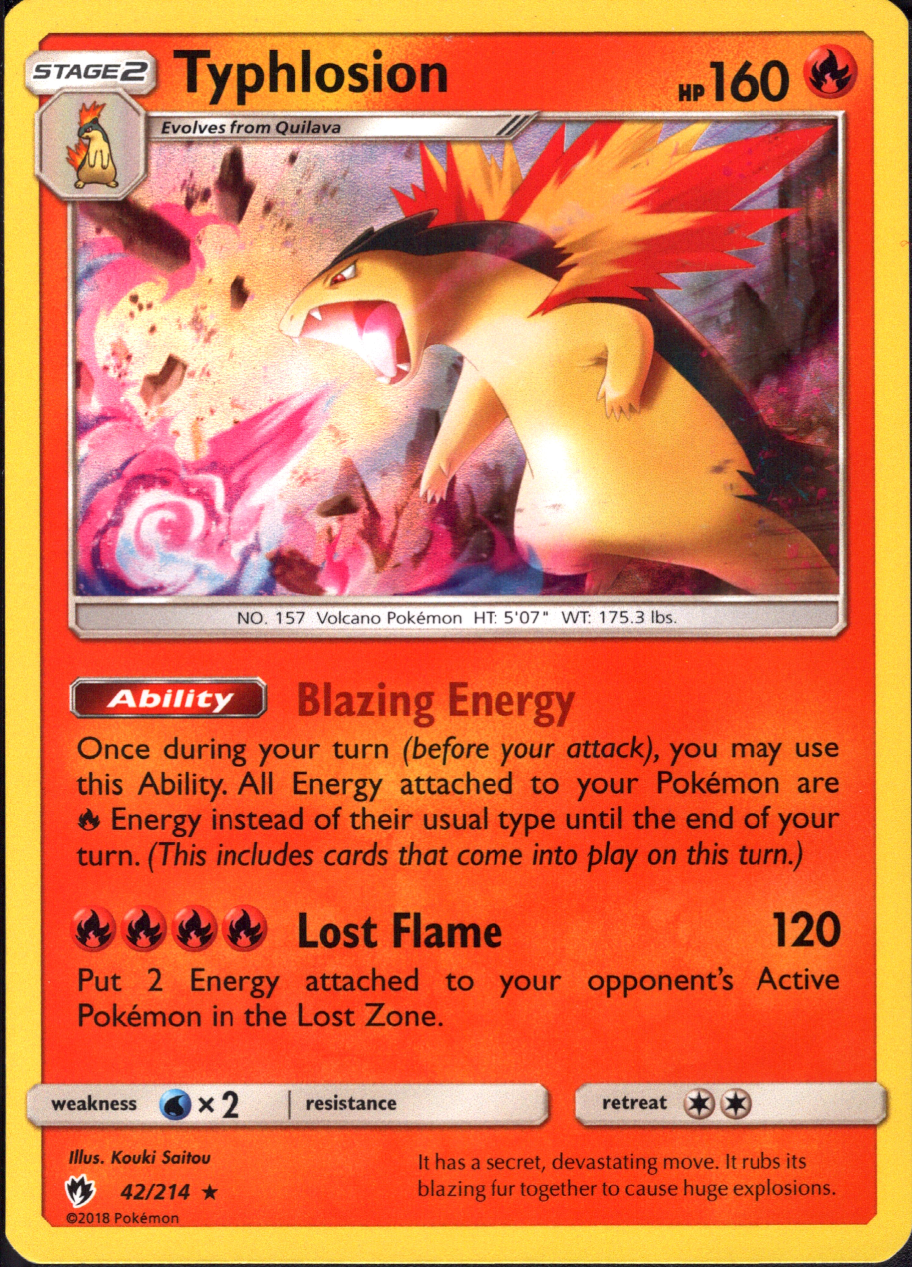 Typhlosion HOLO Typhlosion HOLO